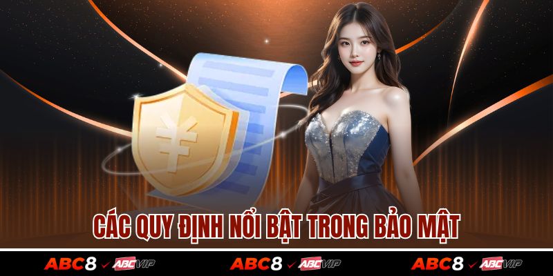 Chính sách bảo mật 2 Các quy định nổi bật trong bảo mật