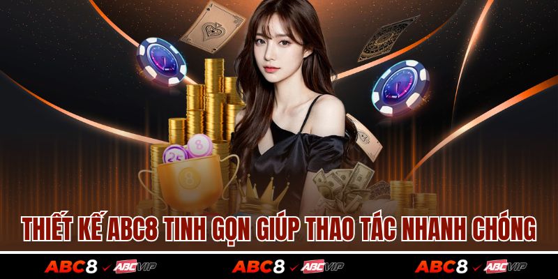 TRANG CHỦ 5 Thiết kế ABC8 tinh gọn giúp thao tác nhanh chóng
